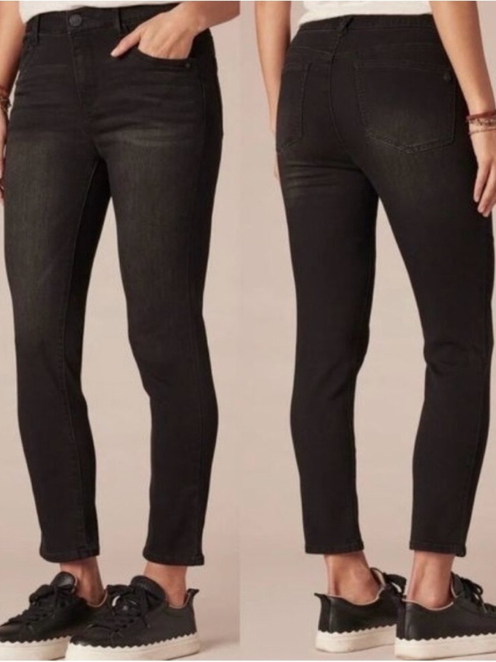 Democracy Women's “Ab”solution High Rise black skinny Jeans Jeggings size 6